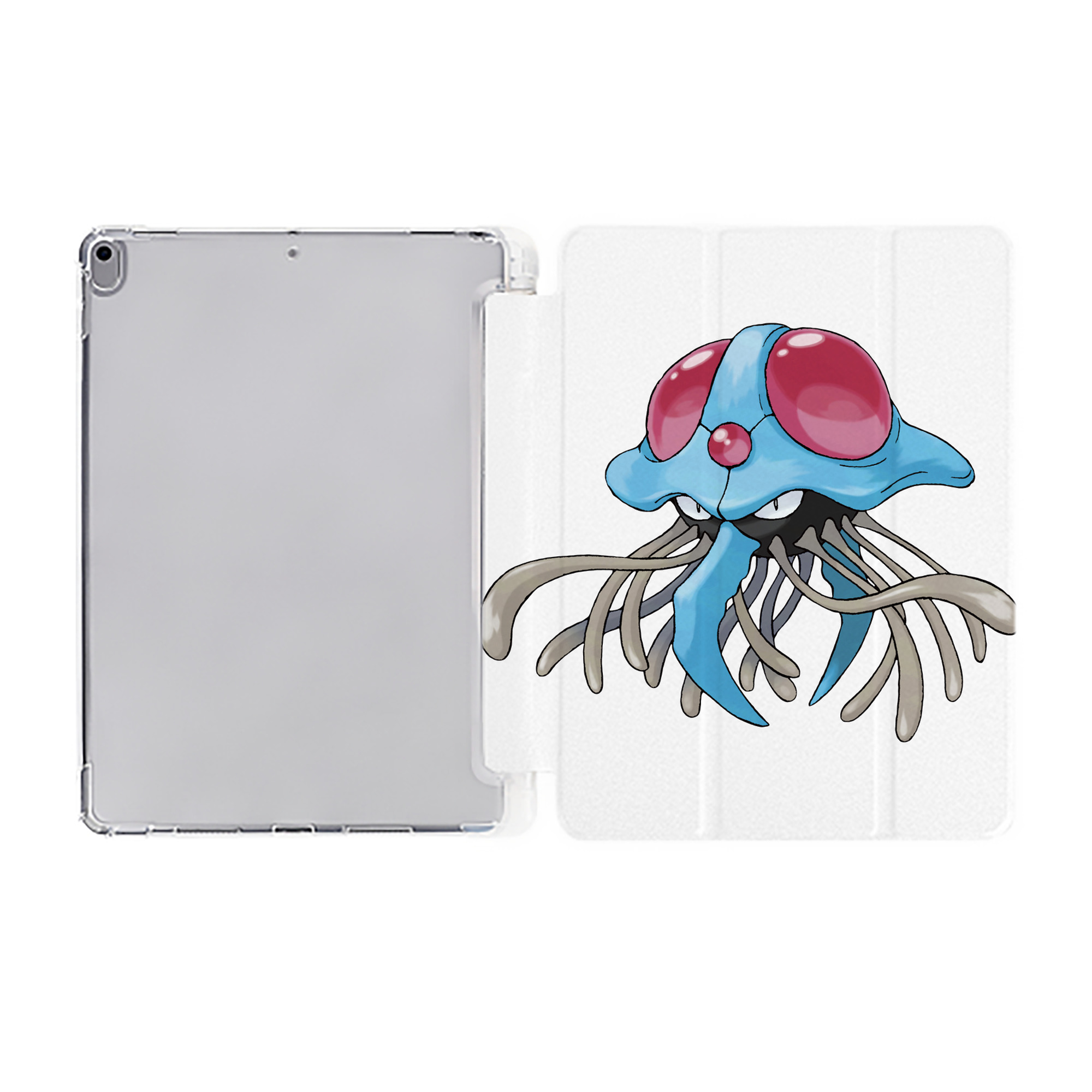 （画像用） ポケットモンスター Pokémon IPad ケース ペン収納付き 三つ折りスタンド PUレザー×シリコン 対応機種9.5/10.5/10.9インチ
